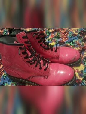 Dr. Martens Vibrant Pink Boots